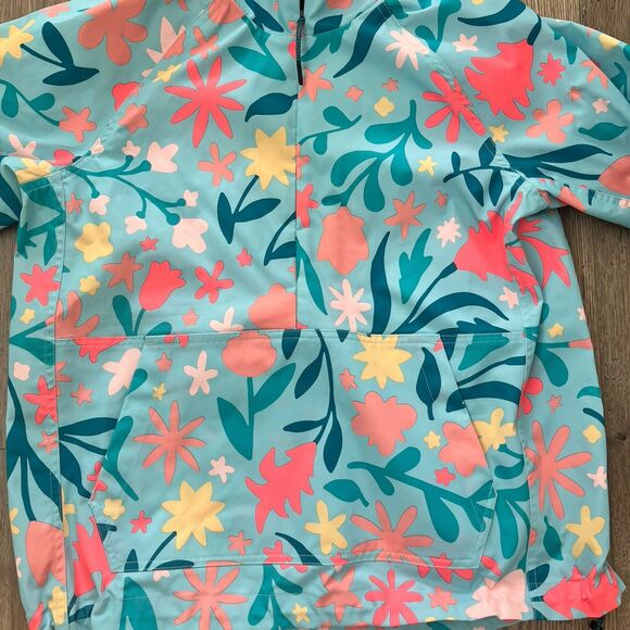 Nike Repel Floral Print Golf Anorak Jacket Size Small Women Rain jacket - Picture 3 of 10
